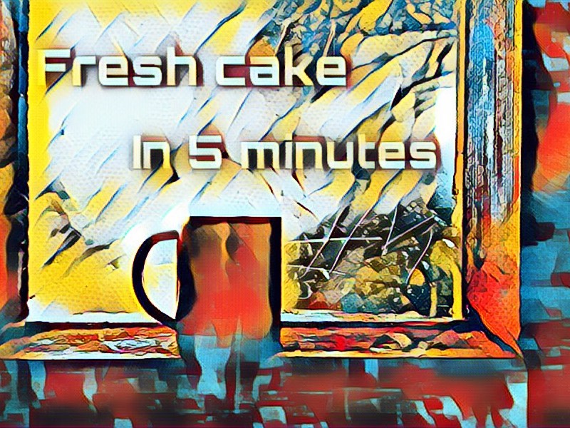 Syrup mug cake&nbsp;recipe